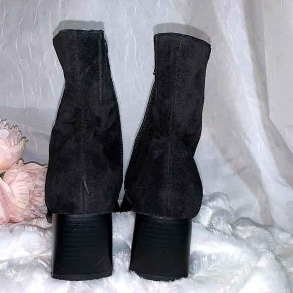 Classique square toe black boots - Picture 5 of 8